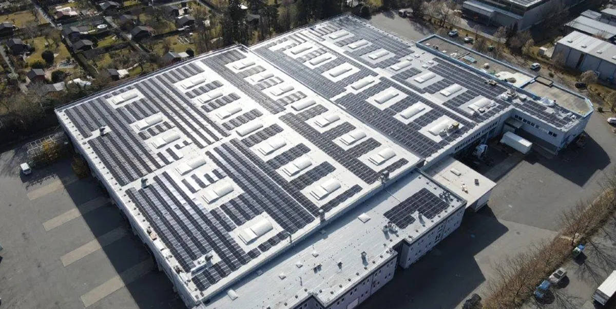 Aufdach-Photovoltaikanlage am Temmel-Standort Schmiedlstraße in Graz