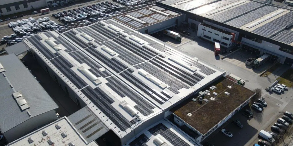 Aufdach-Photovoltaikanlage am Temmel-Standort Styriastraße in Graz